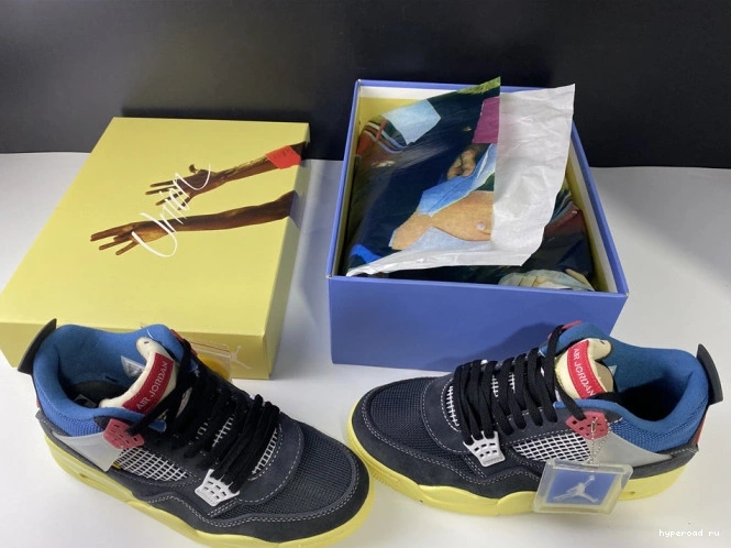 AIR OFF 4 NOIR JORDAN RETRO UNION DC9533-001 0924